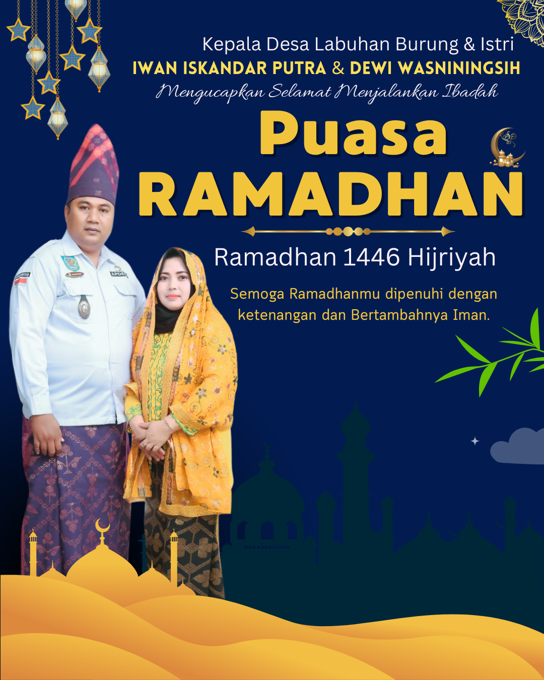 Biru Tua dan Putih Ilustrasi Selamat Menjalankan Ibadah Puasa Ramadan Instagram Post (3)