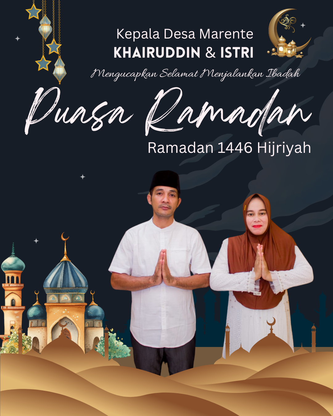 Biru Tua dan Putih Ilustrasi Selamat Menjalankan Ibadah Puasa Ramadan Instagram Post (5)
